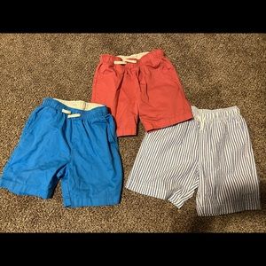 Bundle size 10 boys Crewcuts shorts and striped swim trunks